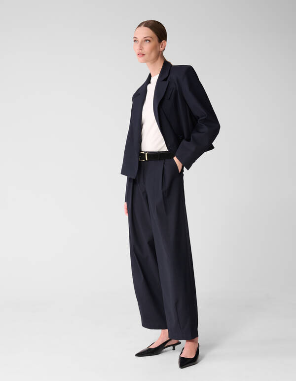 Oversized Blazer Dunkelblau Von Lonneke SHOEBY WOMEN