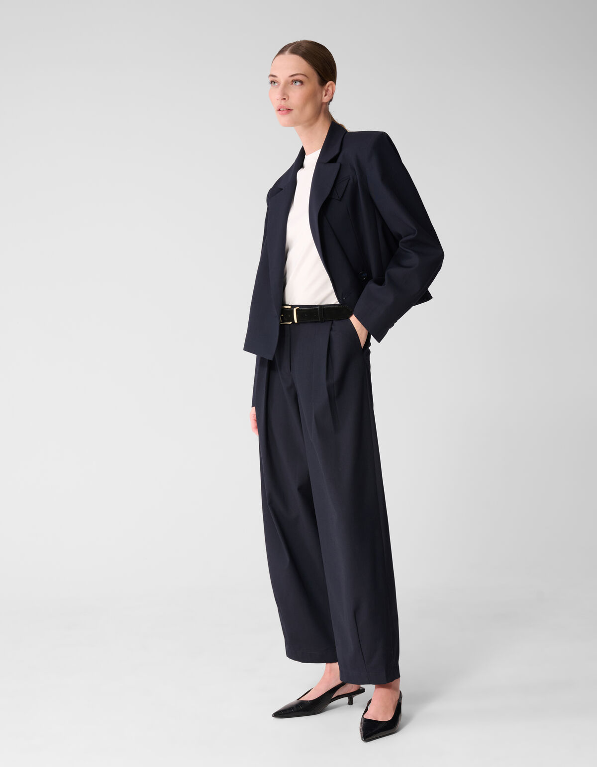 Oversized Blazer Dunkelblau Von Lonneke SHOEBY WOMEN