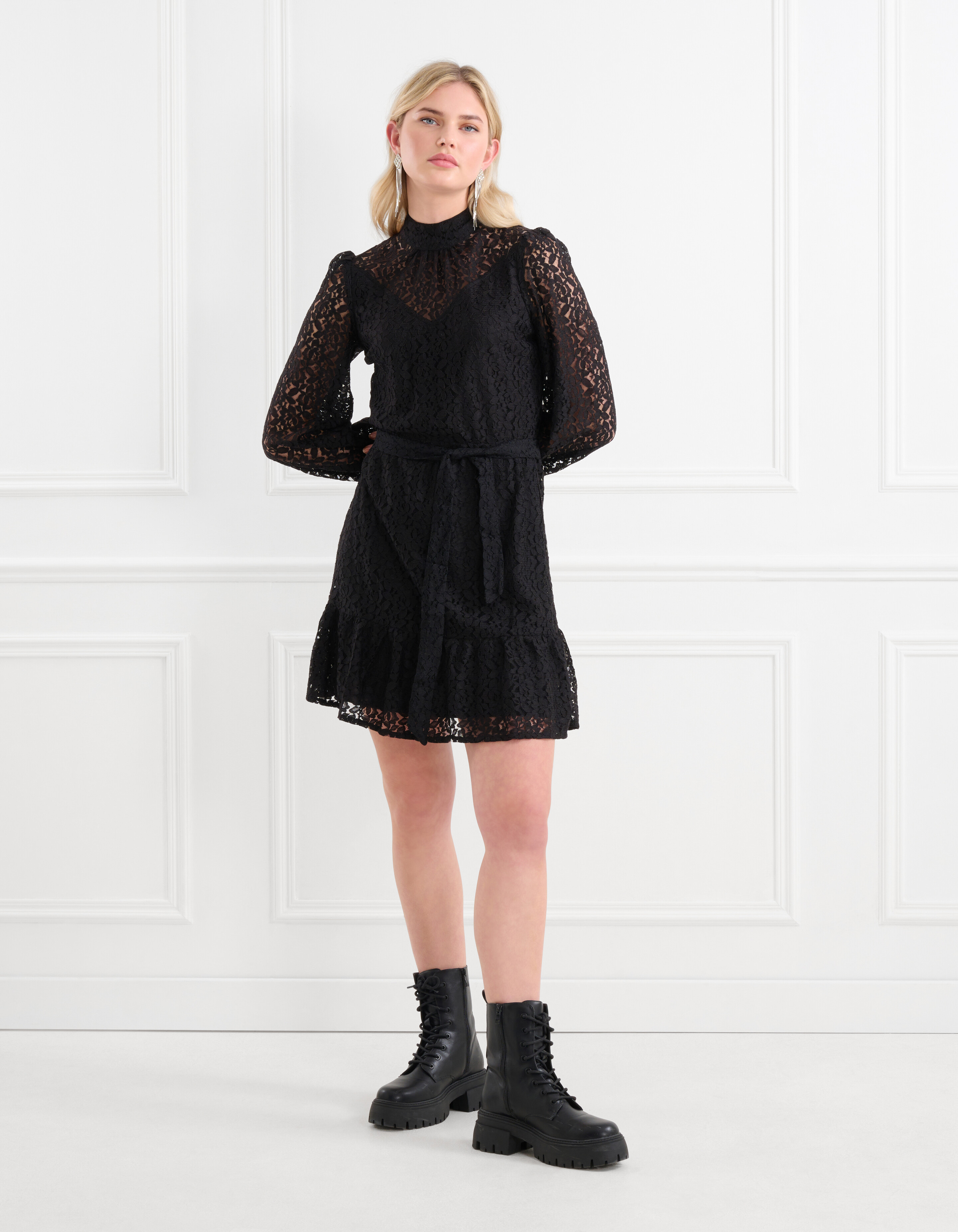 Spitzenkleid Schwarz SHOEBY WOMEN