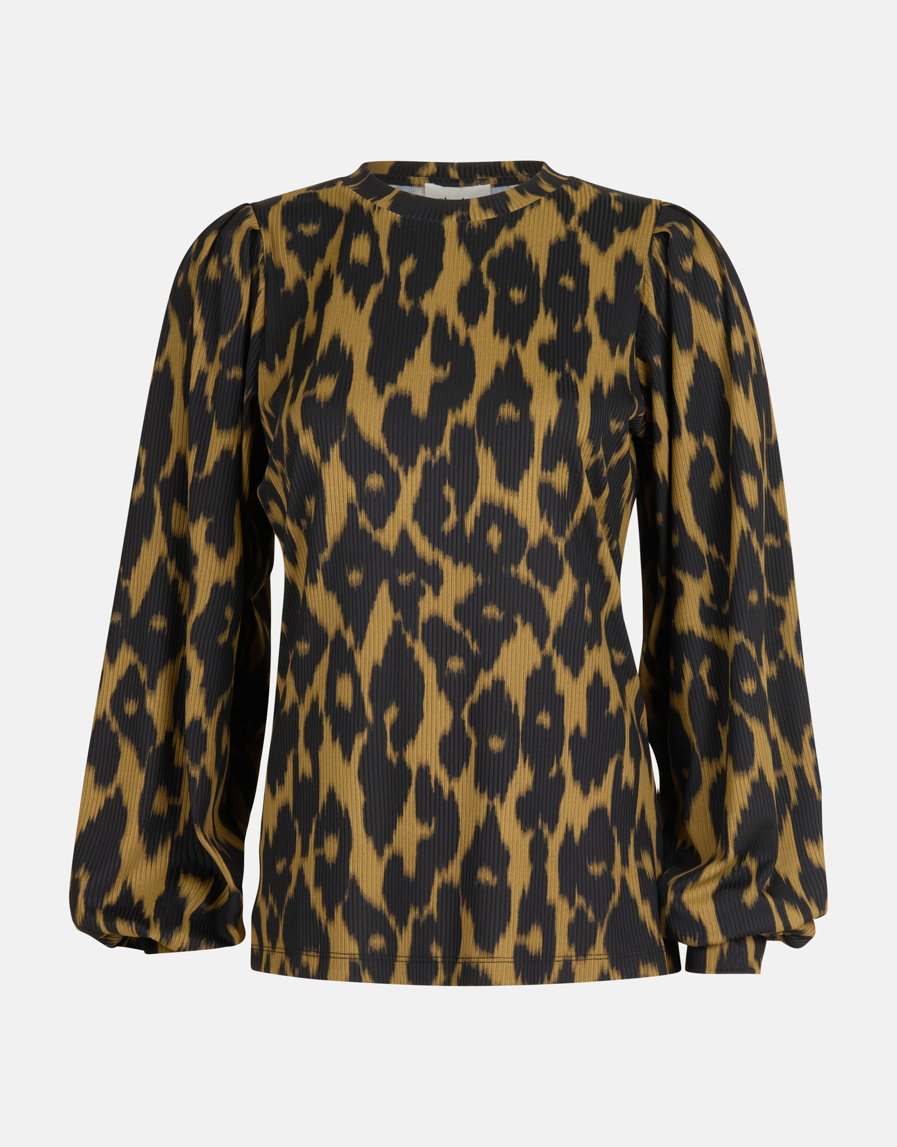 Langärmeliges T-Shirt mit Dunkelgrün SHOEBY WOMEN