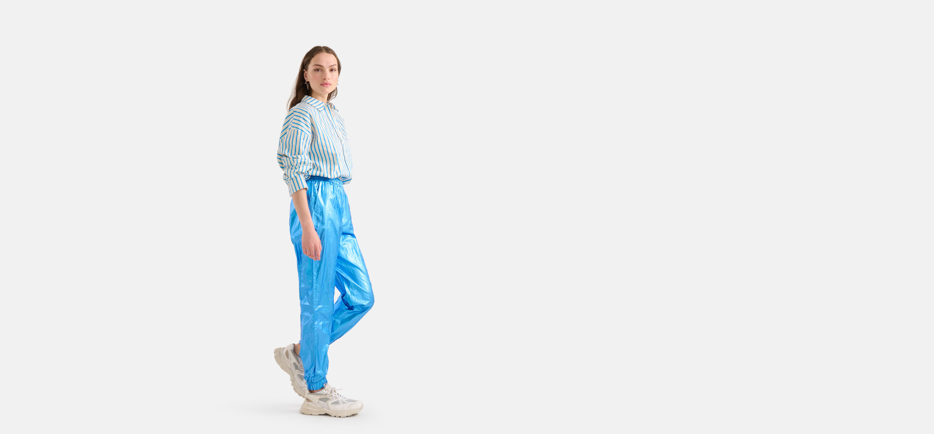 Metallischer Jogger Blau SHOEBY WOMEN