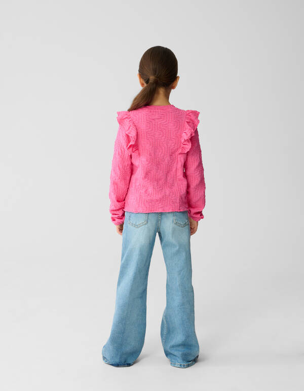 Rüschentop in Hellrosa SHOEBY GIRLS