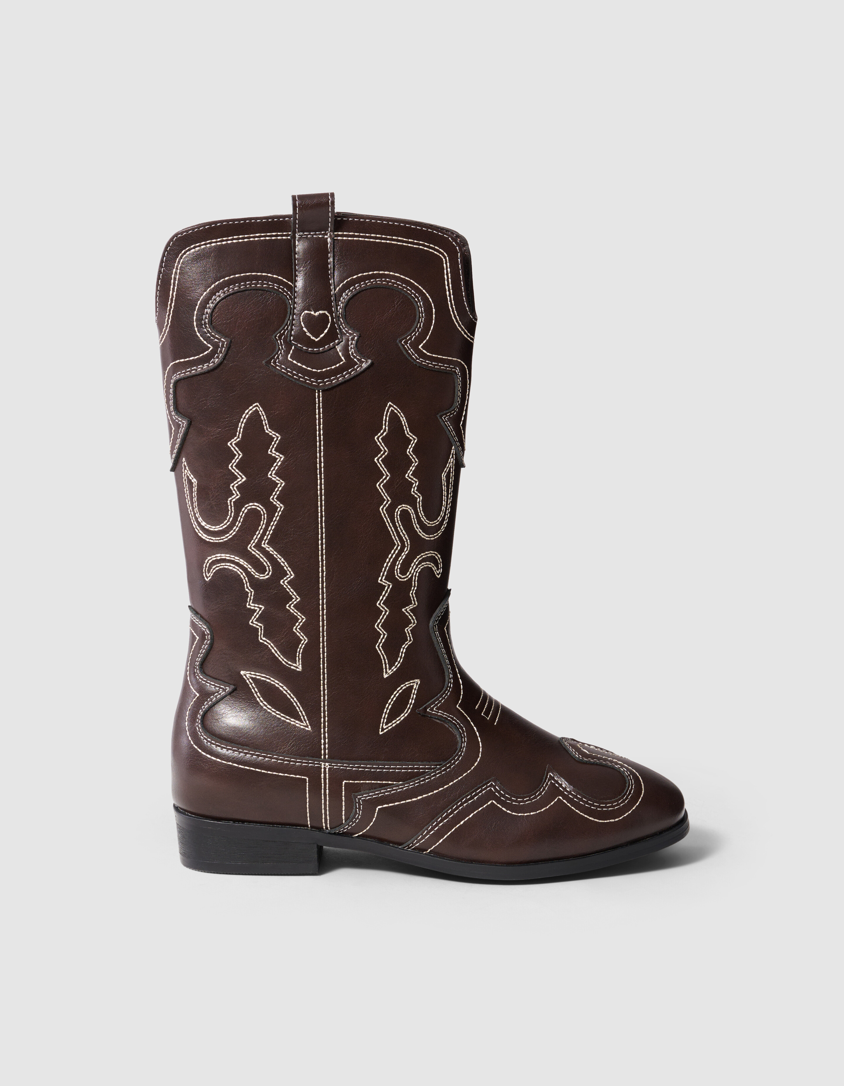 Stiefel mit Herzschnalle braun SHOEBY SHOES