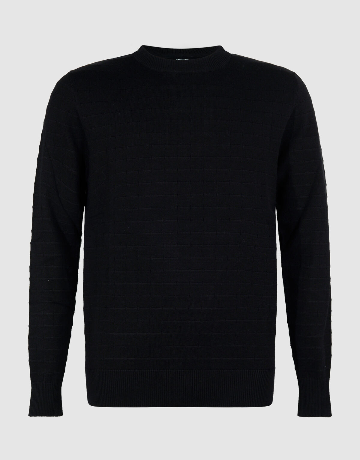Struktur Pullover Schwarz SHOEBY MEN