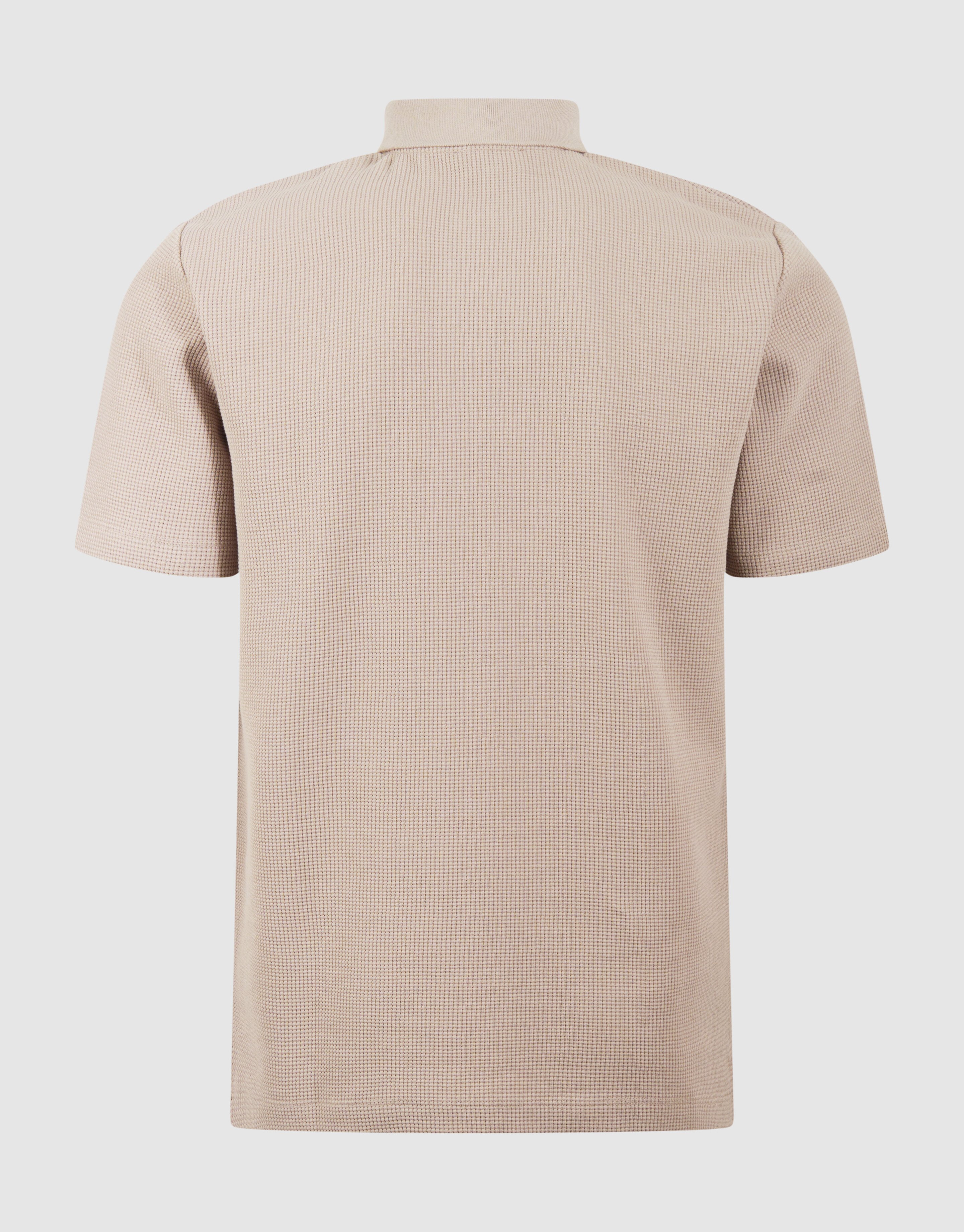Waffel Polo Hellbraun SHOEBY MEN