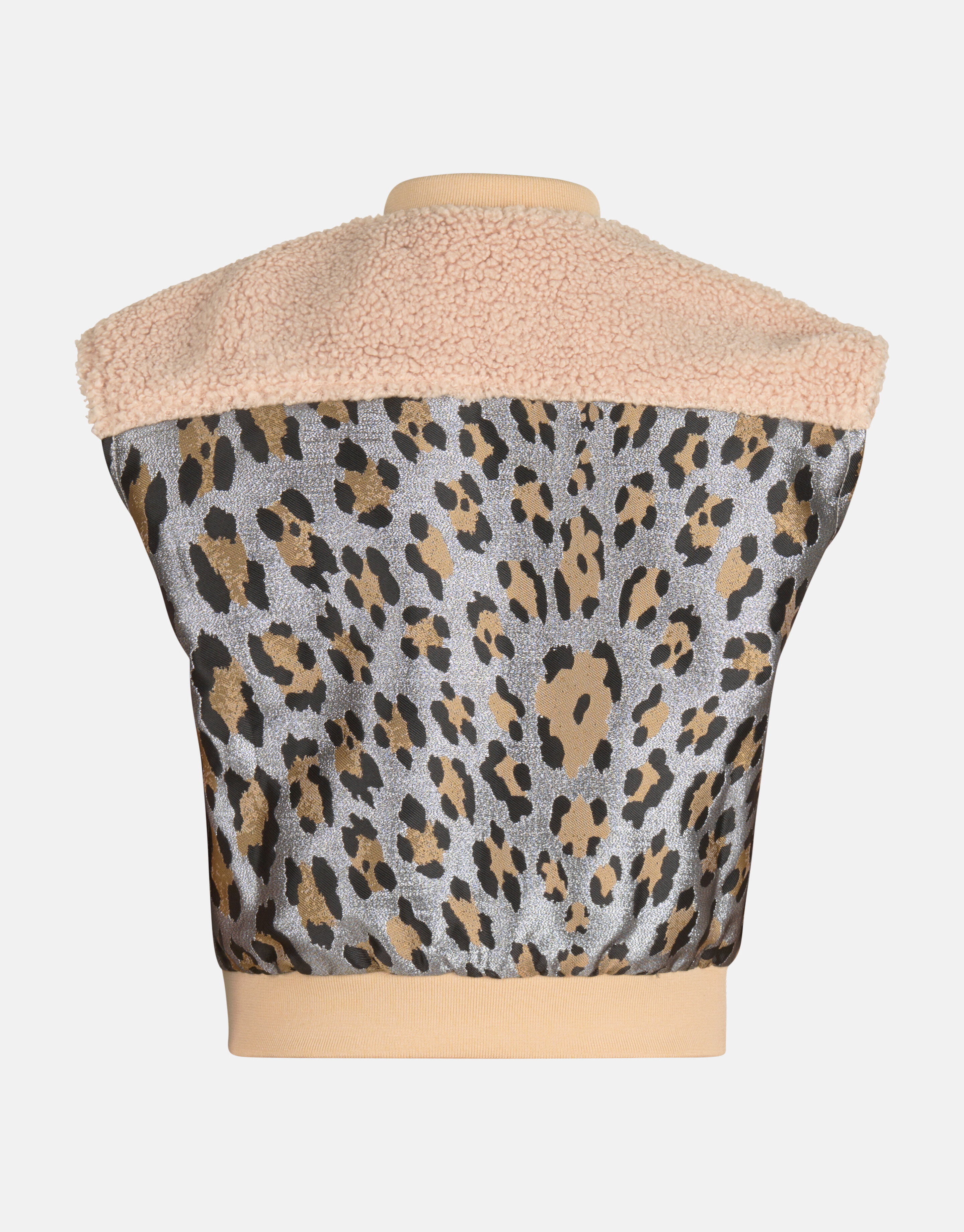 Teddyweste mit Leopardenmuster Off White SHOEBY GIRLS