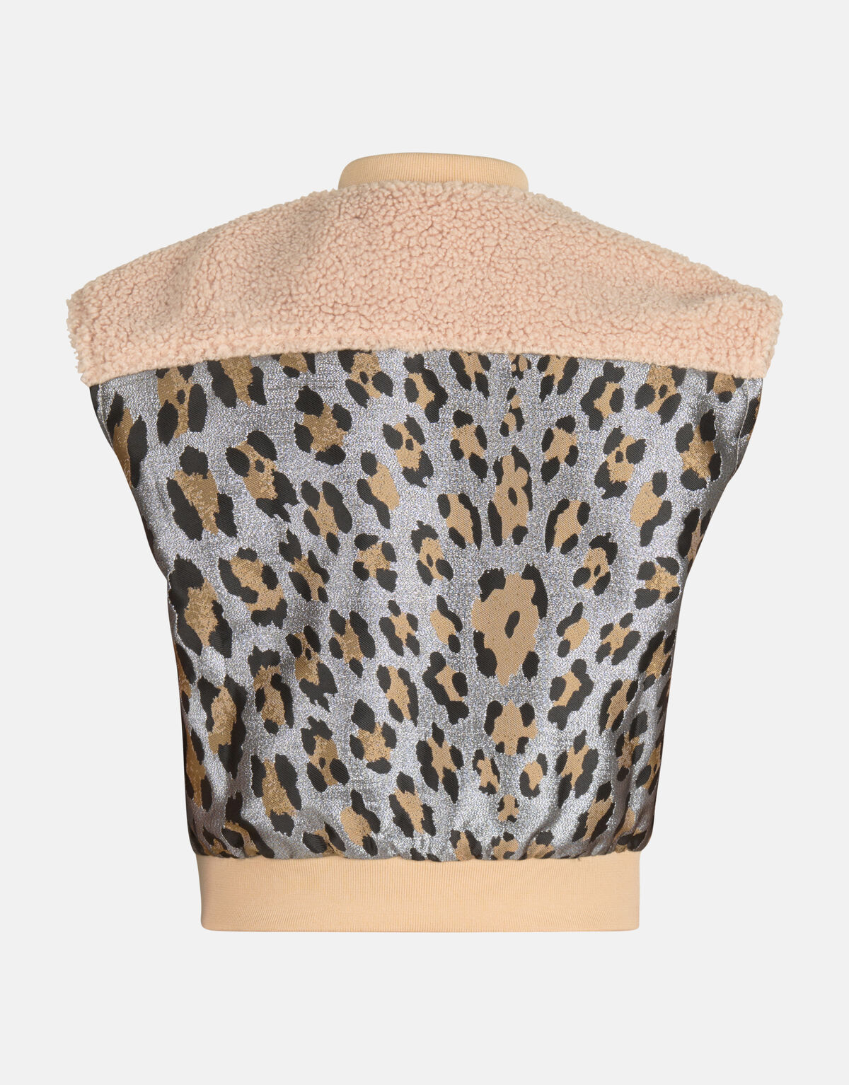 Teddyweste mit Leopardenmuster Off White SHOEBY GIRLS