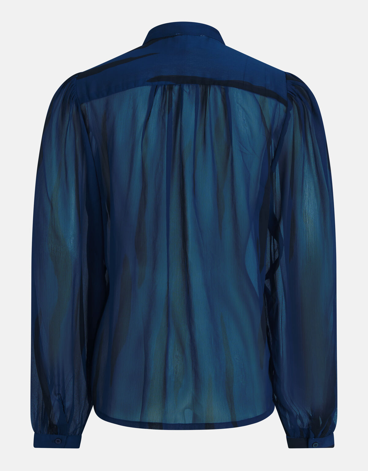 Bluse mit zweifarbigem Druck Dunkelblau SHOEBY WOMEN