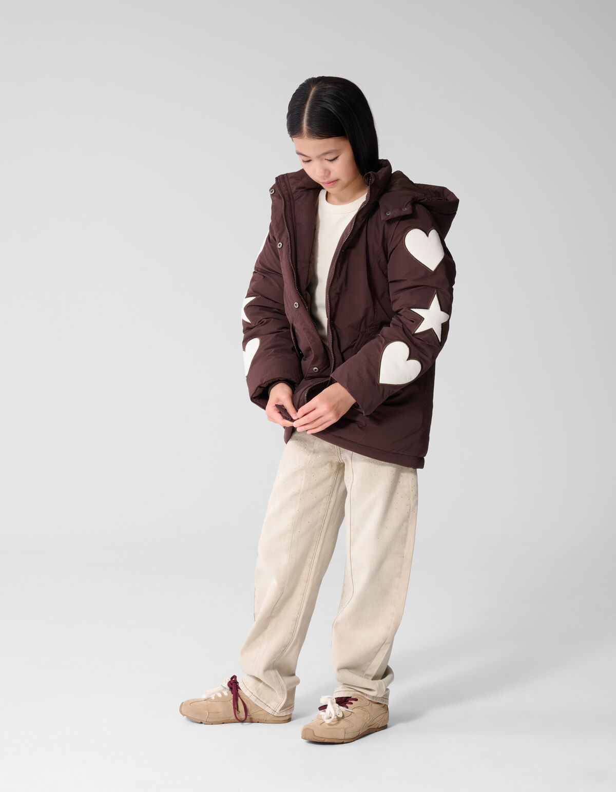 Technische Icon Jacke Braun SHOEBY GIRLS