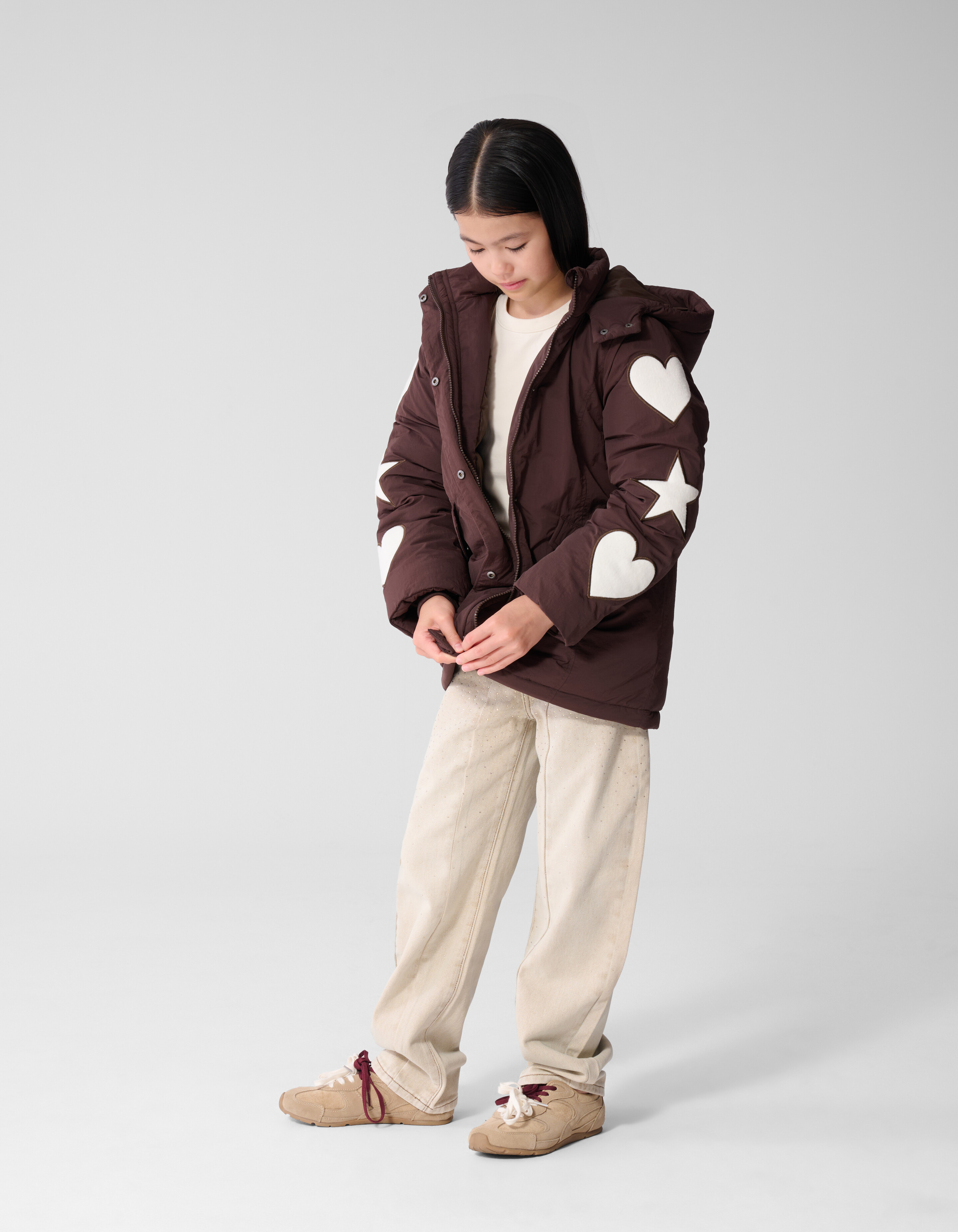 Technische Icon Jacke Braun SHOEBY GIRLS