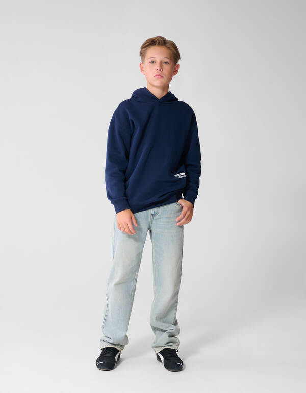 Oversized Hoodie Dunkelblau SHOEBY BOYS