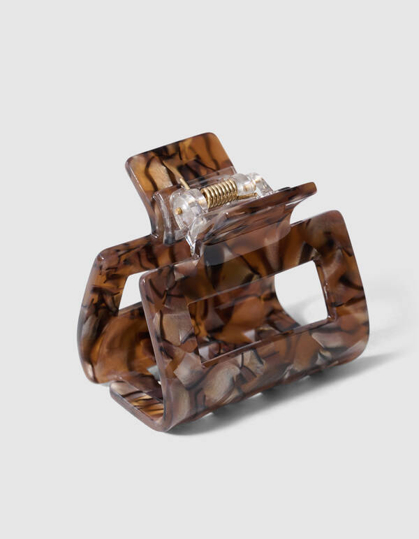 Quadratische Haarspange Gold SHOEBY ACCESSOIRES