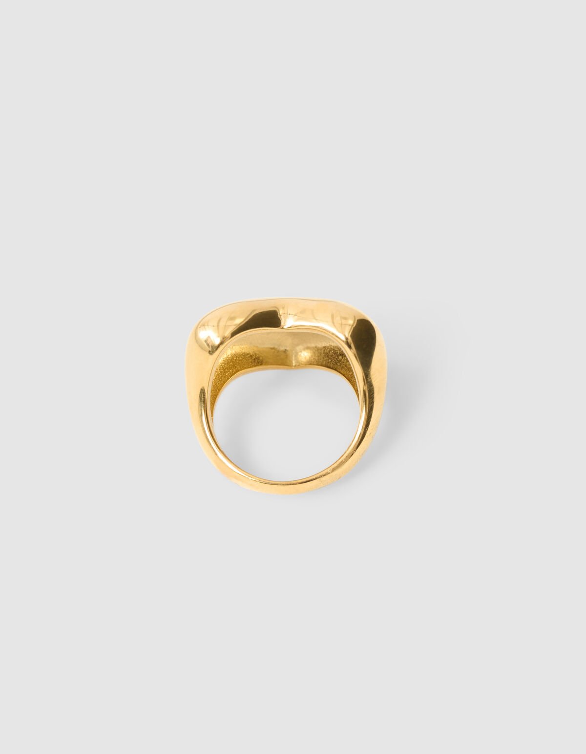 Herz Gro&szlig;er Ring Gold SHOEBY ACCESSOIRES
