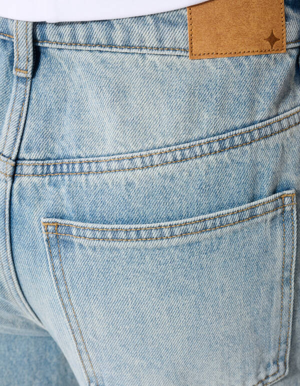 Heavy Barrel Fit Jeans Hellblau SHOEBY WOMEN