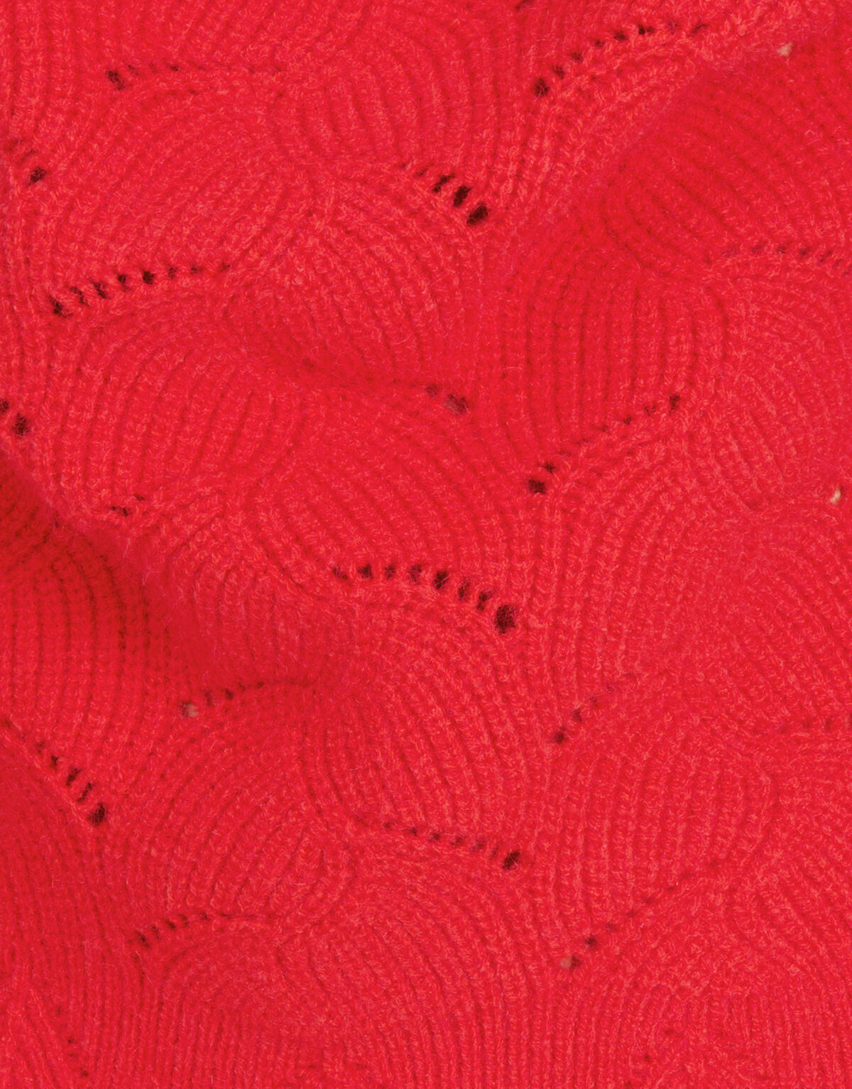 Offen gestrickter Pullover Rot SHOEBY GIRLS