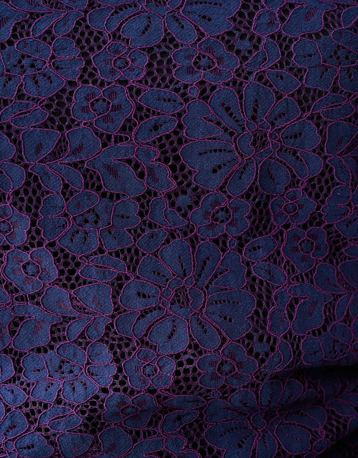 Zweifarbiges Oberteil Dunkelviolett SHOEBY WOMEN