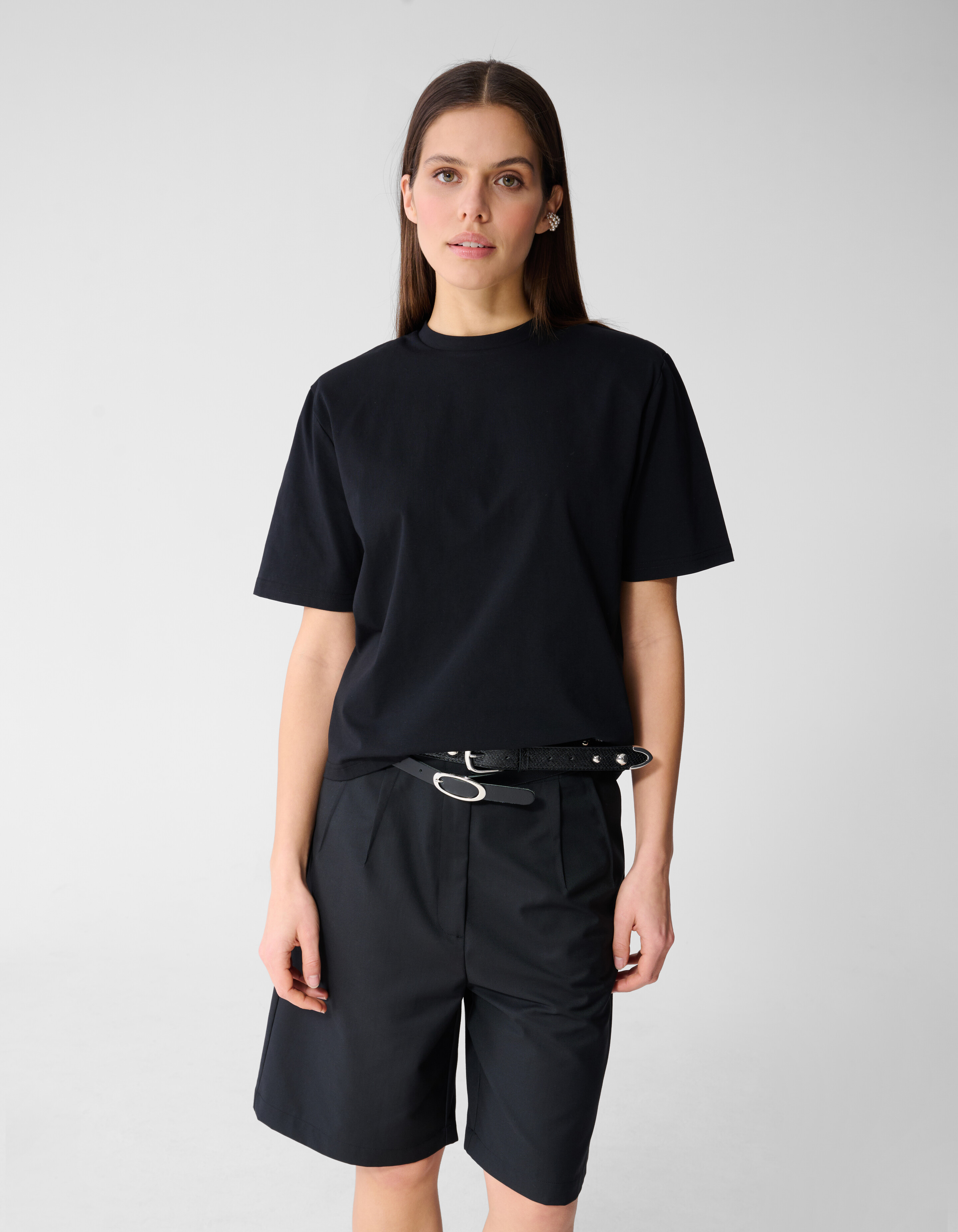 Gepolstertes T-Shirt Schwarz SHOEBY WOMEN