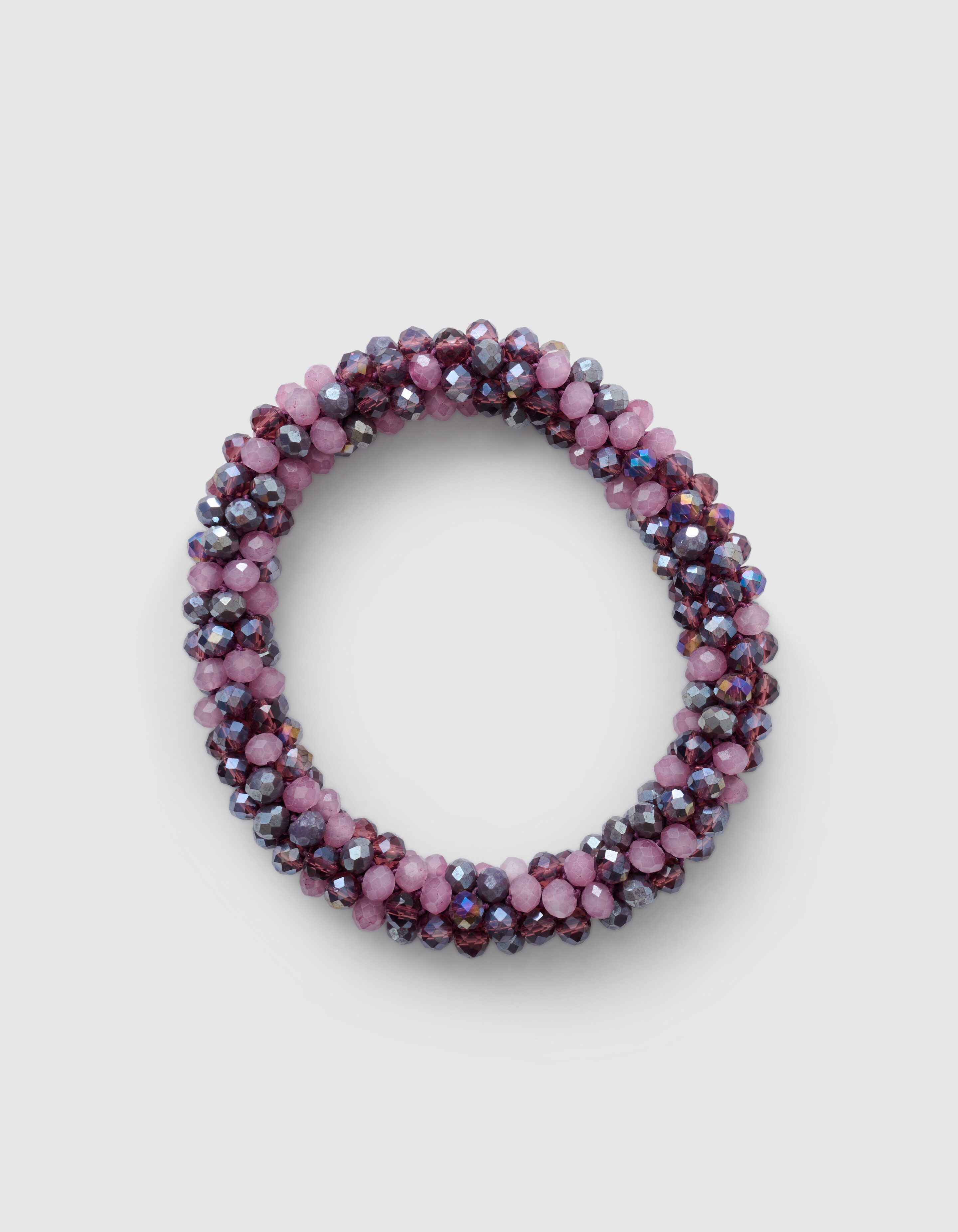 Beaded Haarelastiek Paars SHOEBY ACCESSOIRES
