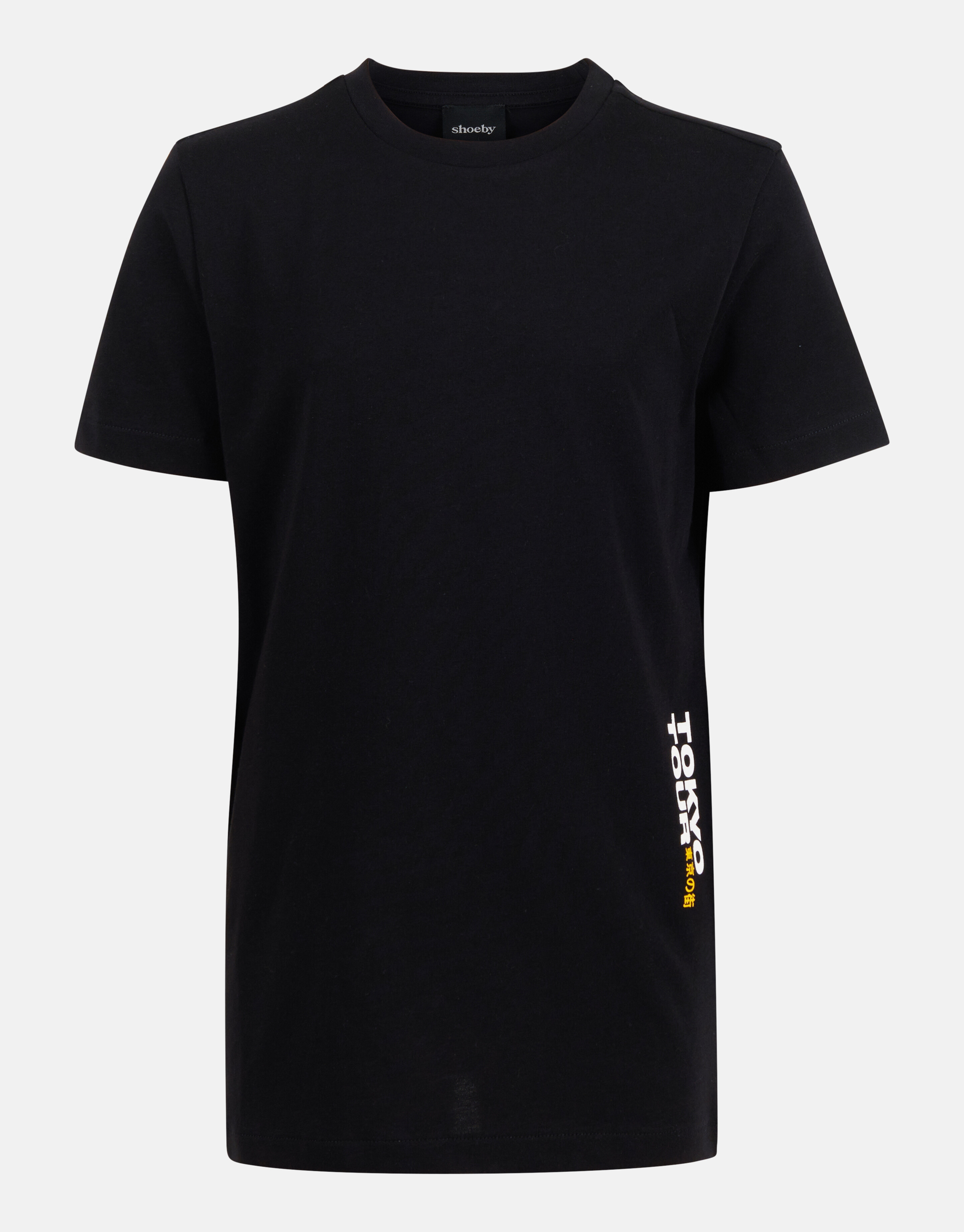 Grafisches Artwork T-Shirt Schwarz SHOEBY BOYS