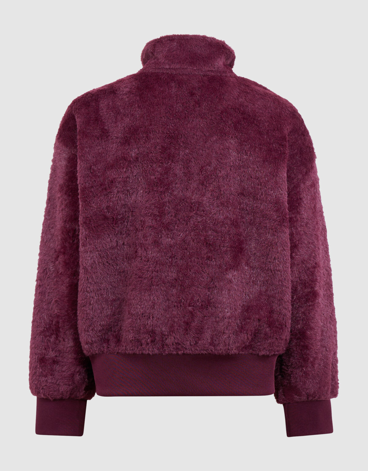 Flauschige Sportjacke Dunkelrot SHOEBY GIRLS