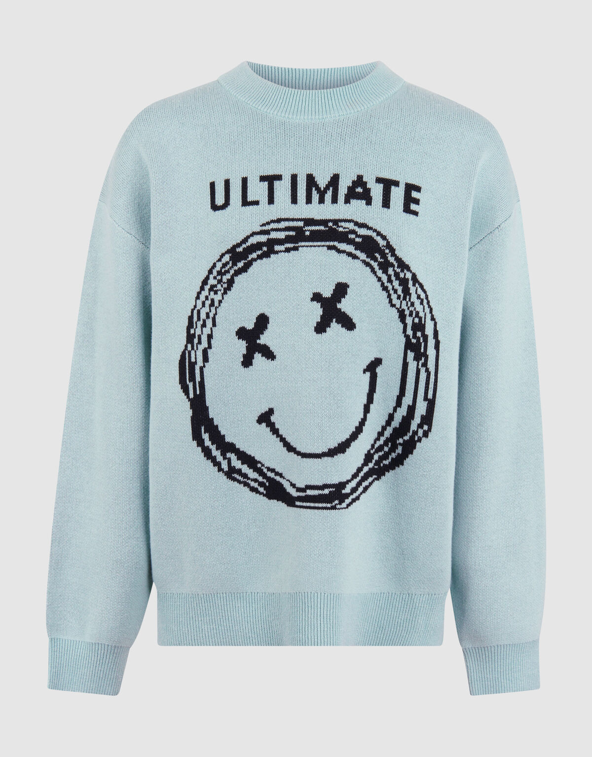 Smiley Strickpullover Hellgrün SHOEBY BOYS