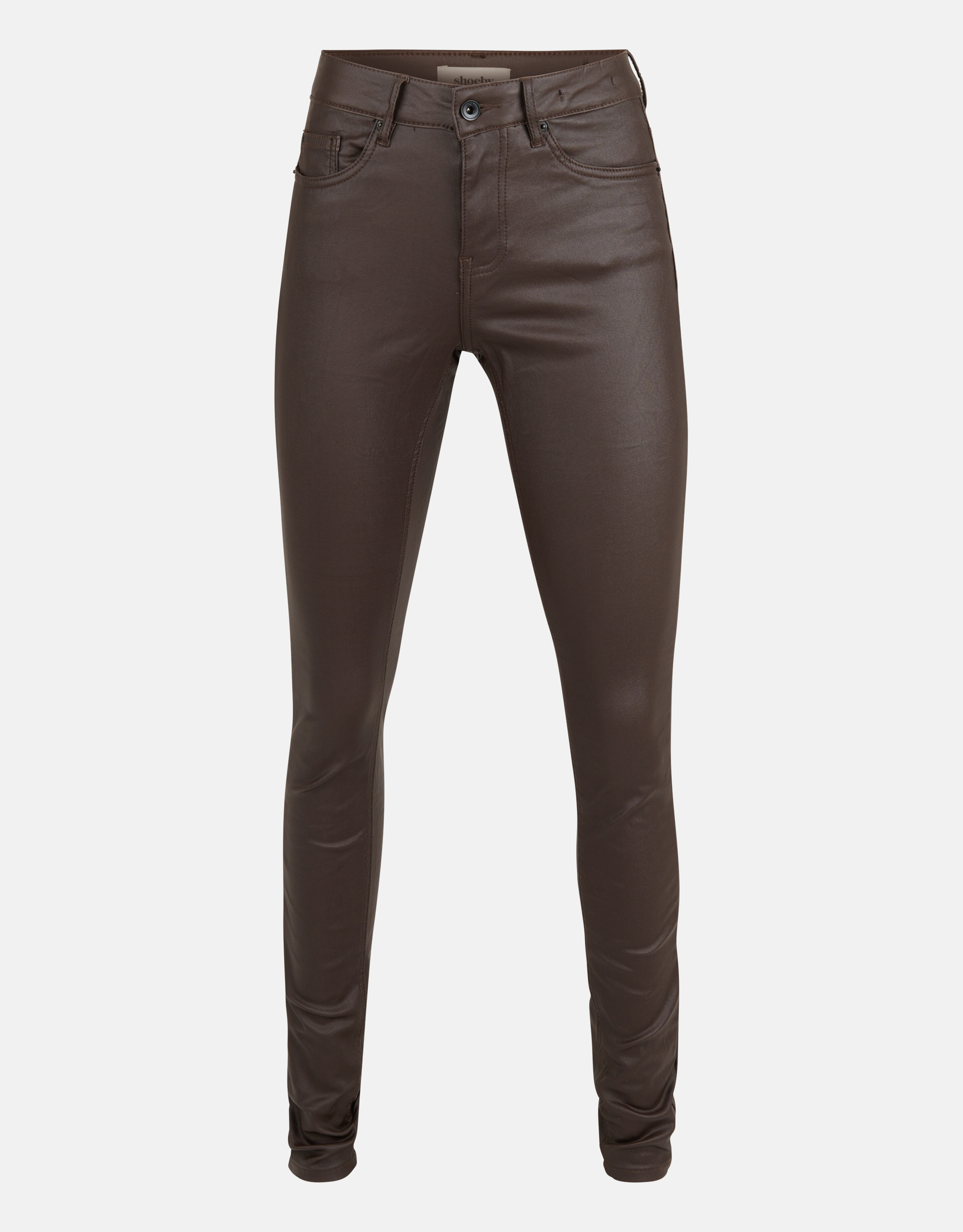 Beschichtete Hose Dunkelbraun Eksept