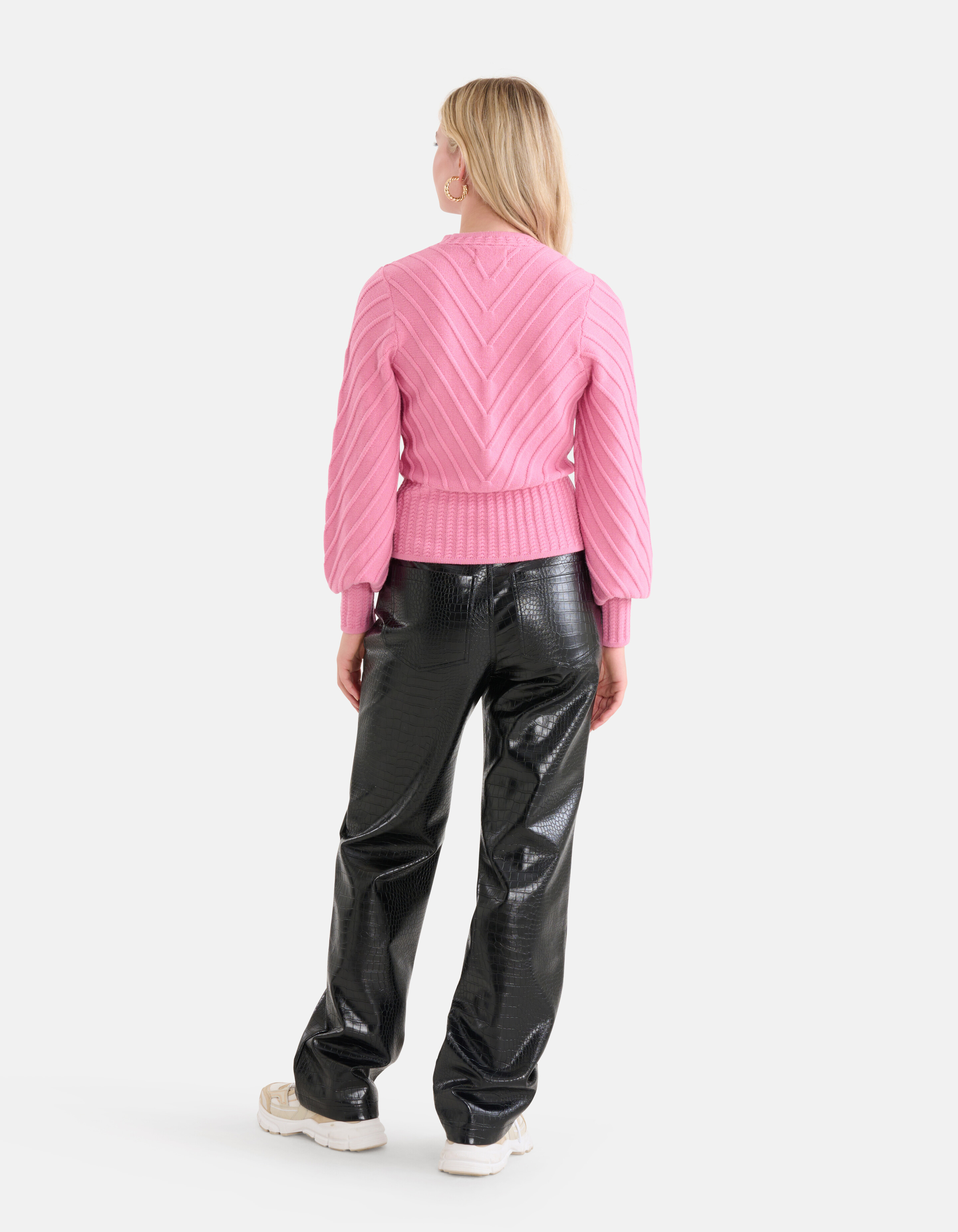 Diagonaler Pullover Rosa SHOEBY WOMEN