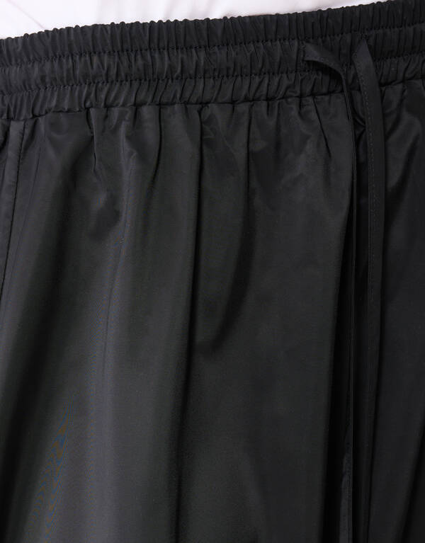 Weit geschnittener sportlicher Maxi-Rock Schwarz SHOEBY WOMEN