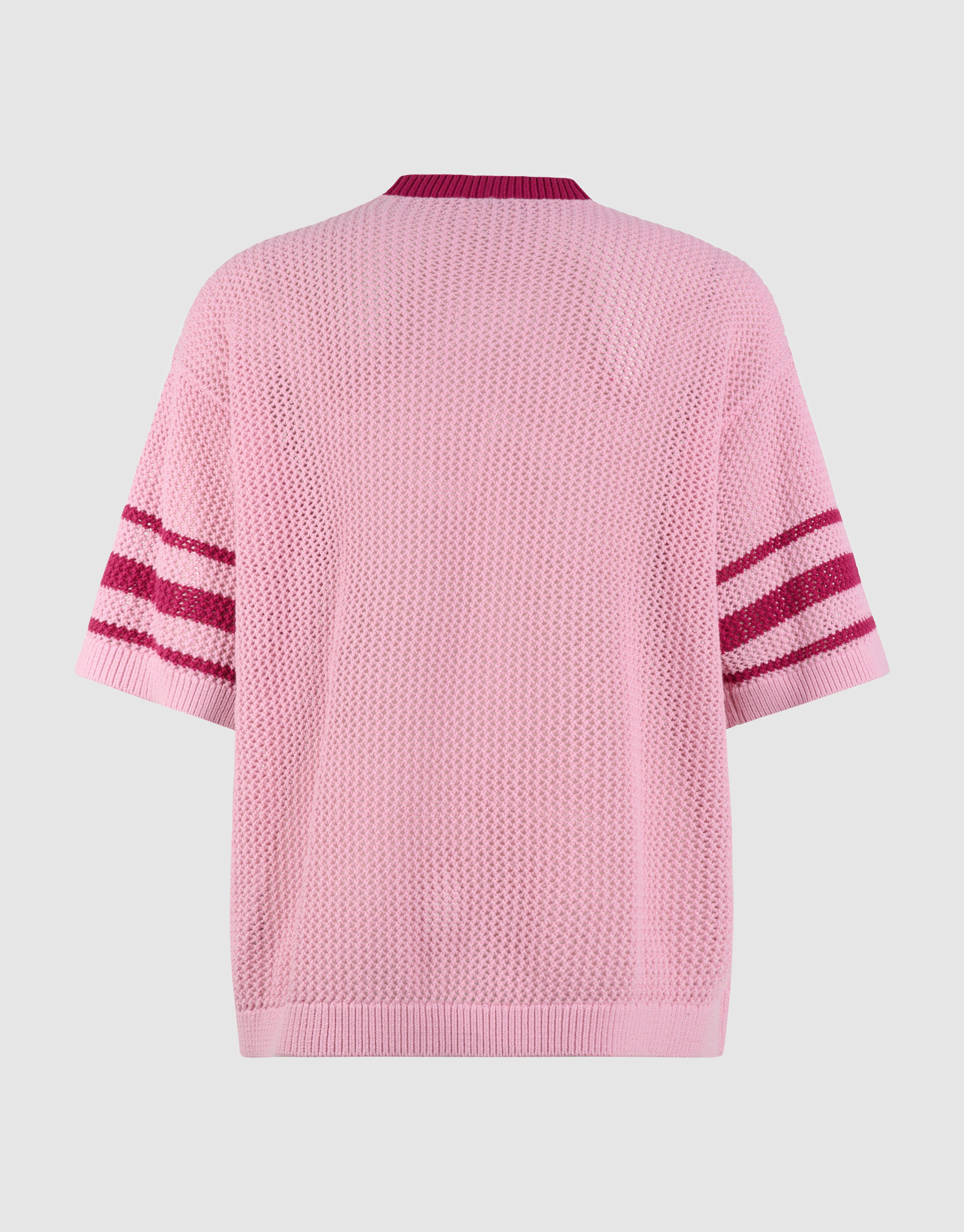 Oversized Baseball-T-Shirt Rosa SHOEBY WOMEN