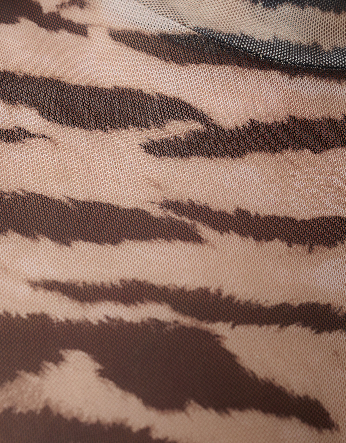 Mesh Tiger Top Lichtbruin SHOEBY WOMEN