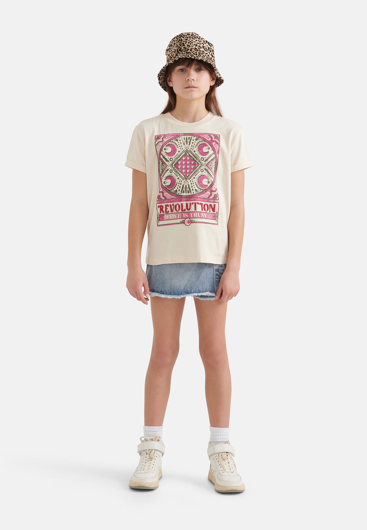 T-Shirt mit Aufdruck Offwhite SHOEBY GIRLS
