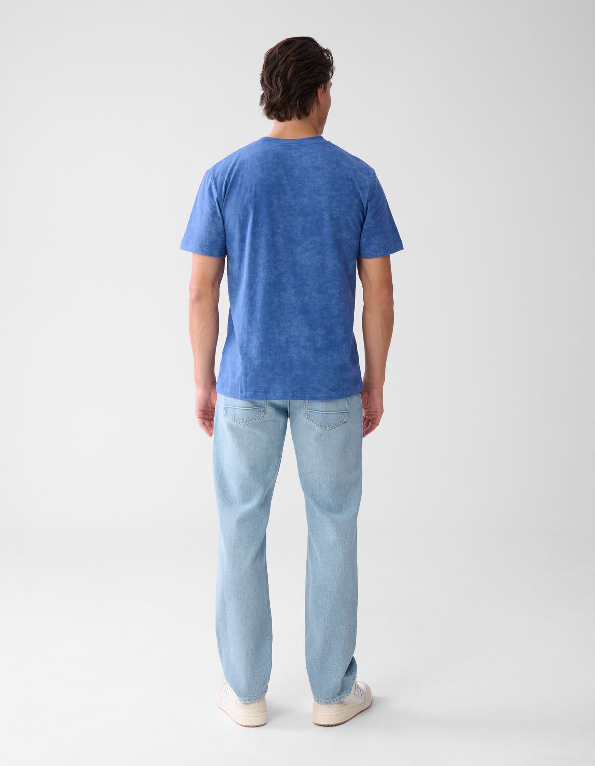 Bedrucktes T-shirt Blau SHOEBY MEN