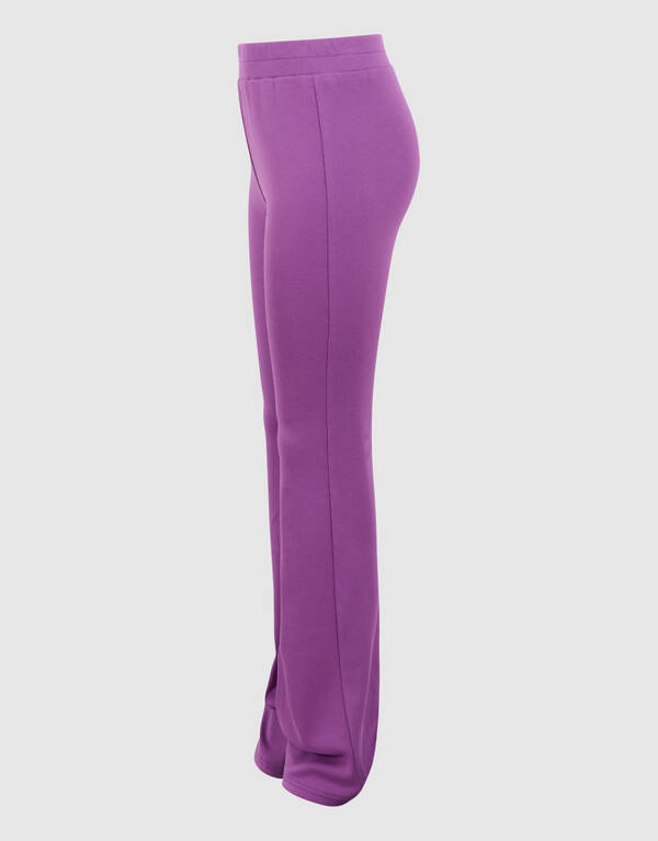 Ausgestellte Rippen-Leggings Lila SHOEBY GIRLS