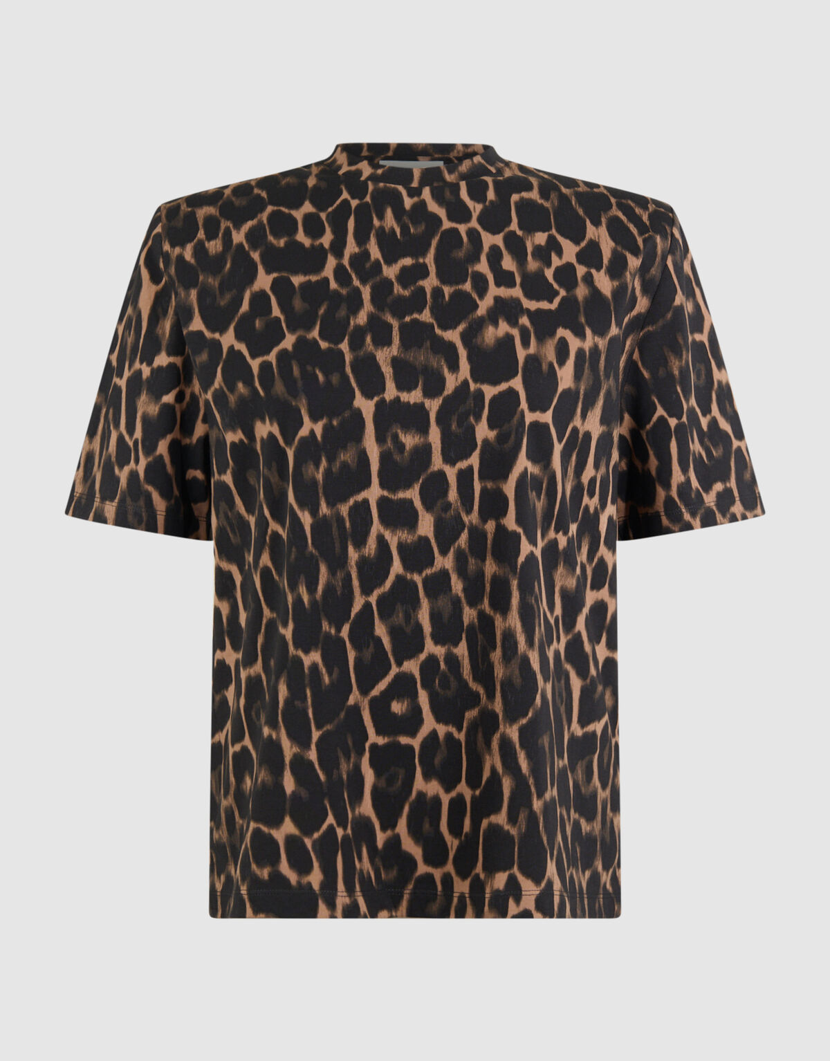 Padded Leopardenmuster T-Shirt Braun SHOEBY WOMEN