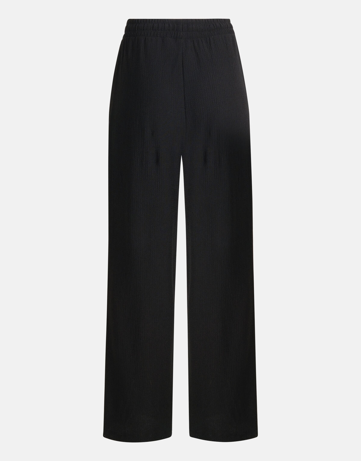 Crinkle-Hose mit weitem Bein Schwarz SHOEBY WOMEN