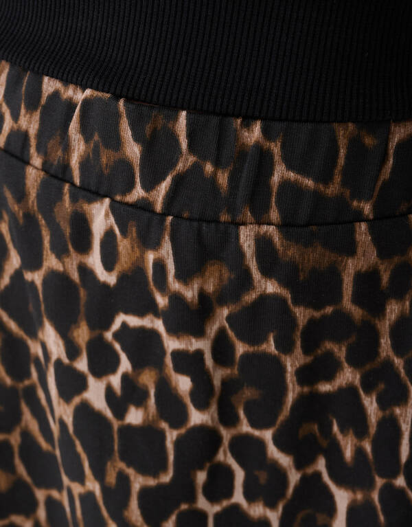 Leoparden-Minirock Braun SHOEBY GIRLS