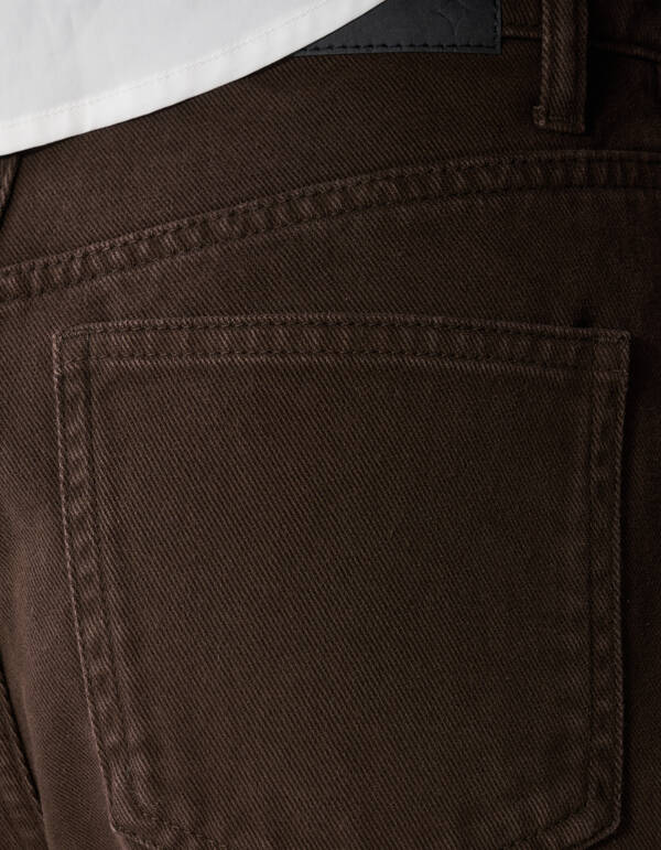 Clean Barrel Fit Jeans Braun SHOEBY WOMEN