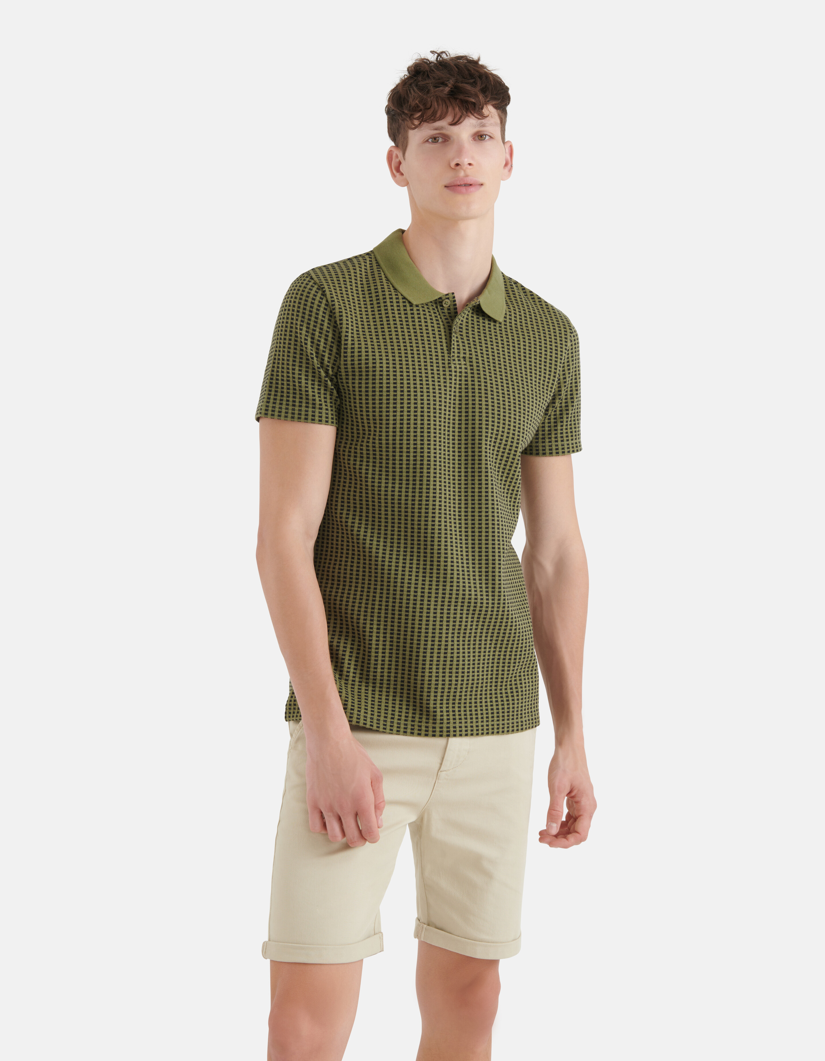 Rectangle Polo Dunkelgrün SHOEBY MEN
