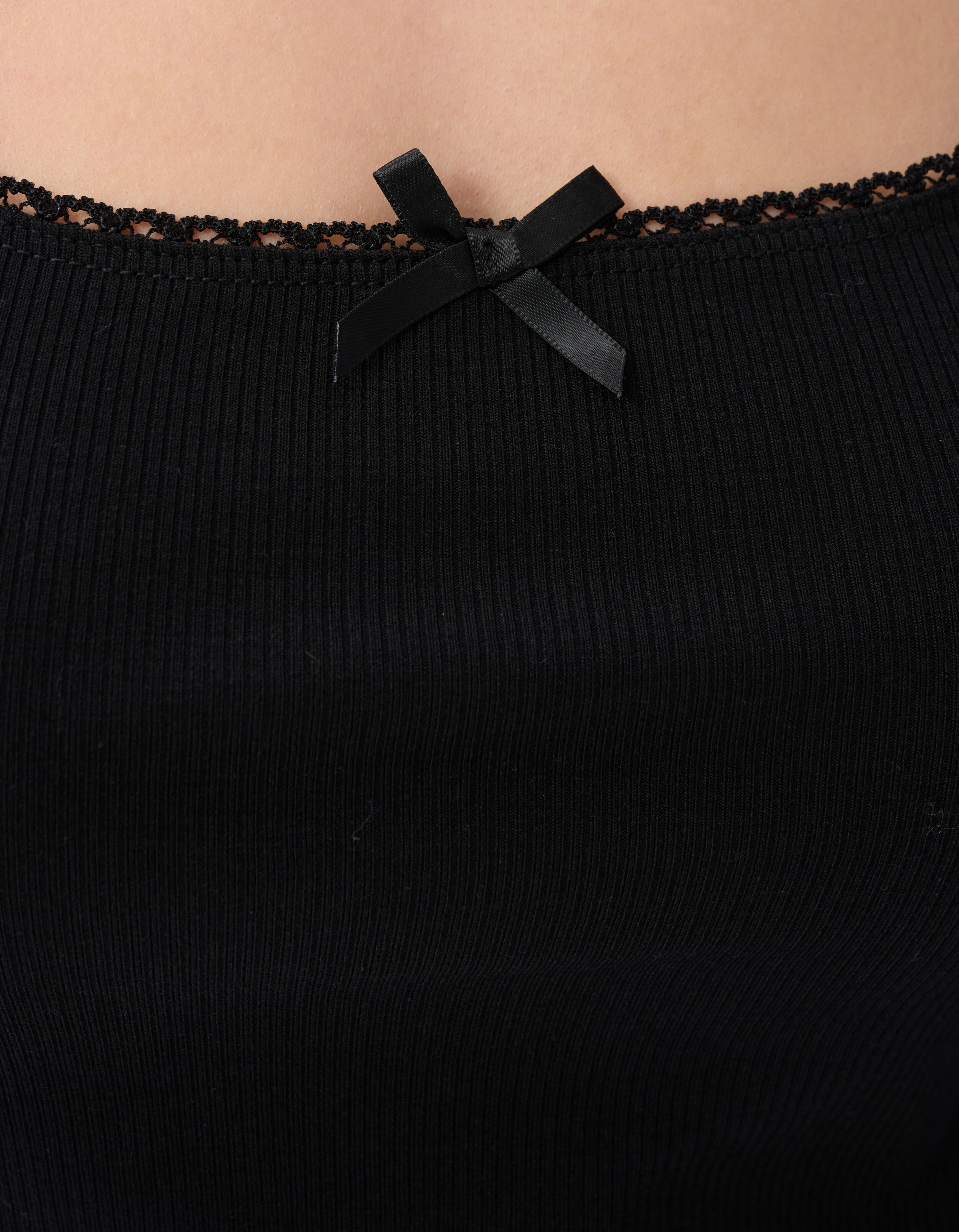 Basic Bow Top Schwarz SHOEBY WOMEN