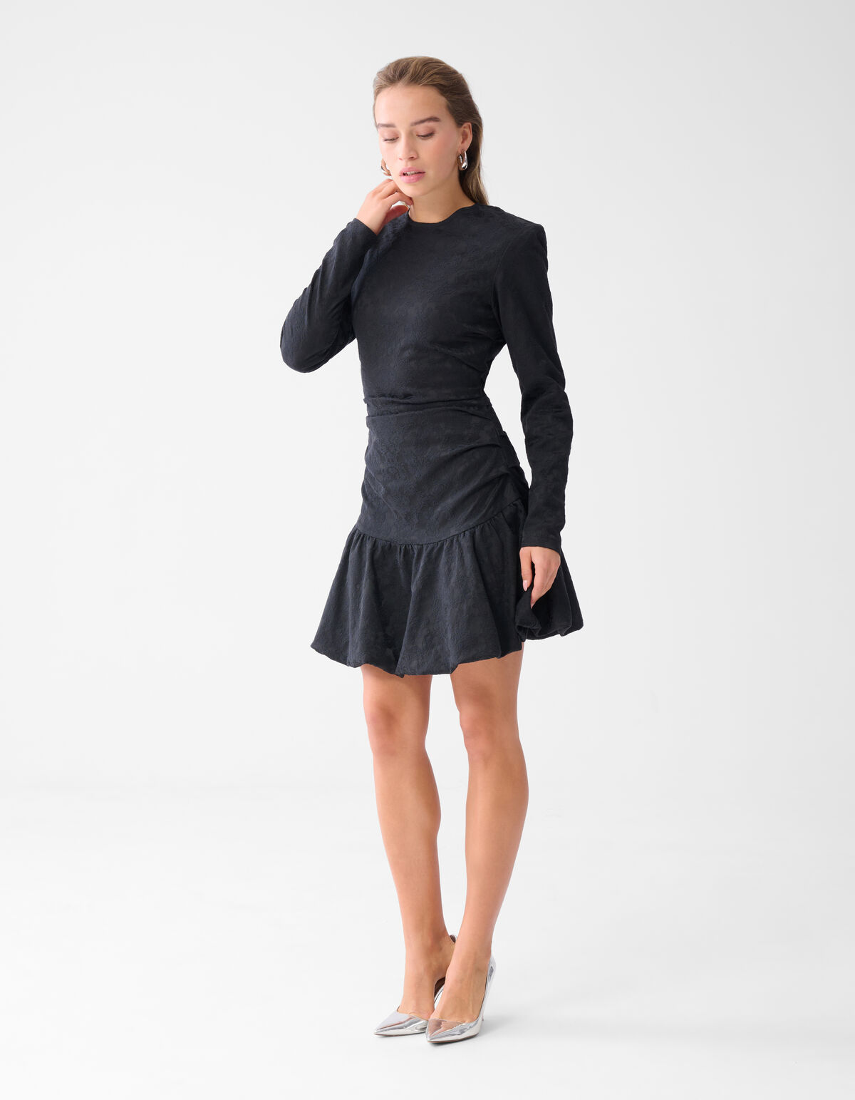 Ballon-Minikleid Schwarz SHOEBY WOMEN