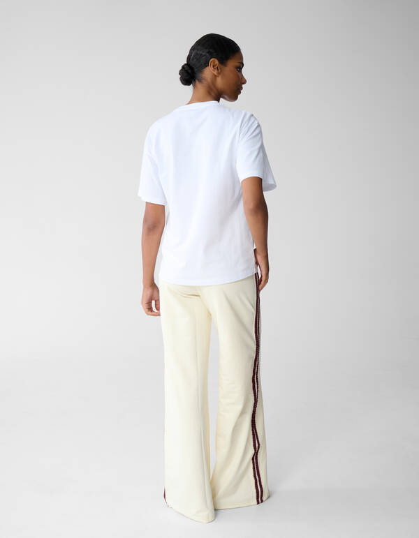 &Uuml;bergr&ouml;&szlig;en-T-Shirt mit Le Citron-Motiv Wit SHOEBY WOMEN