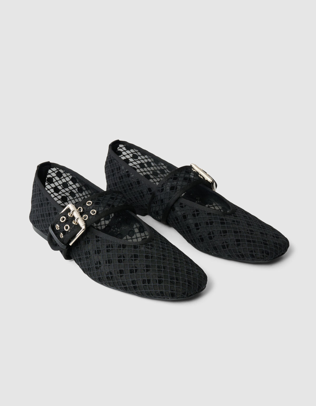 Polkadot Mesh Slipper Schwarz SCHOENEN SHOEBY