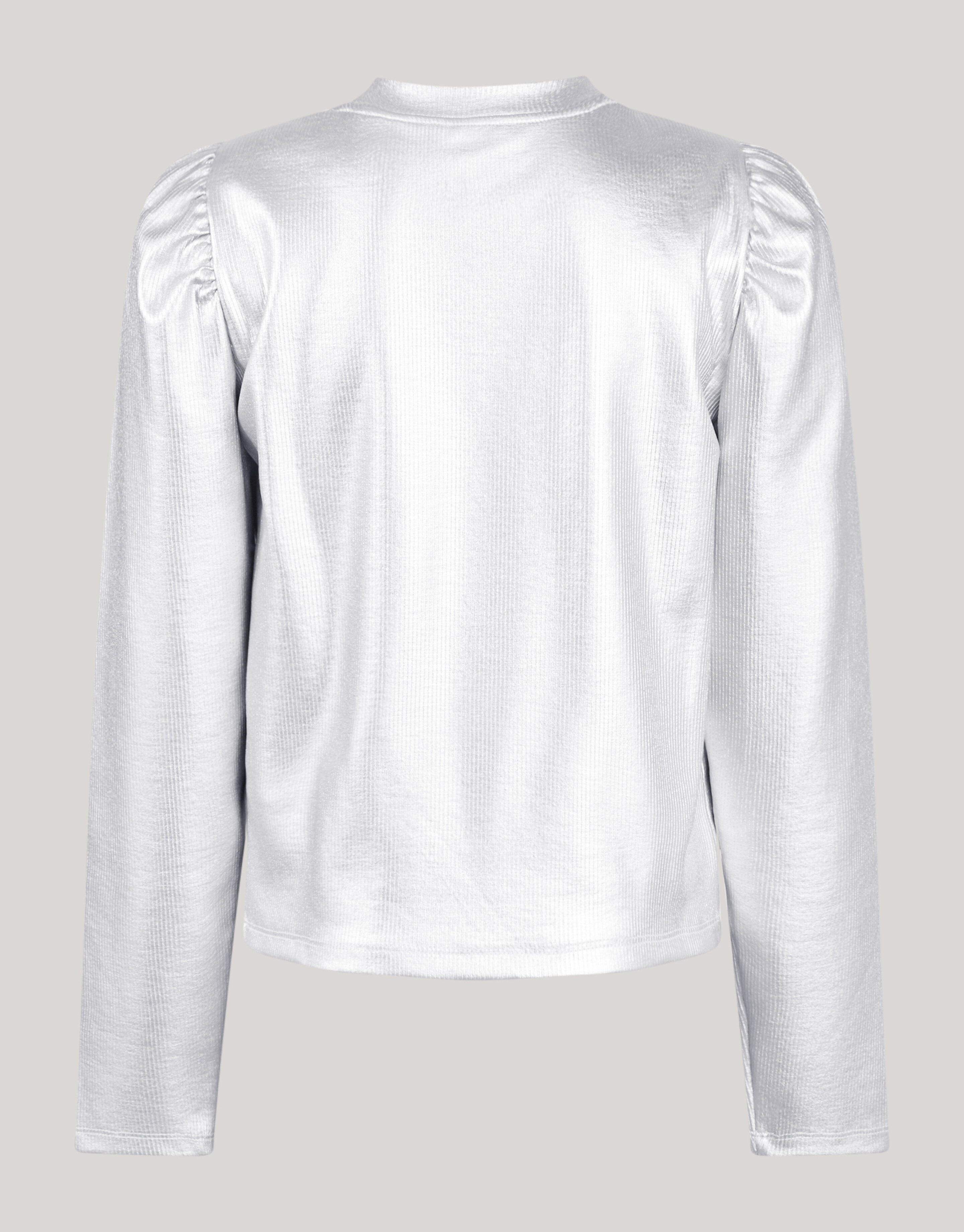 Metallic Langarmshirt Silber SHOEBY GIRLS