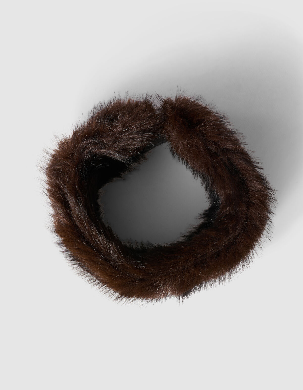 Fake-Fur-Haarband Dunkelbraun By Lonneke SHOEBY ACCESSOIRES