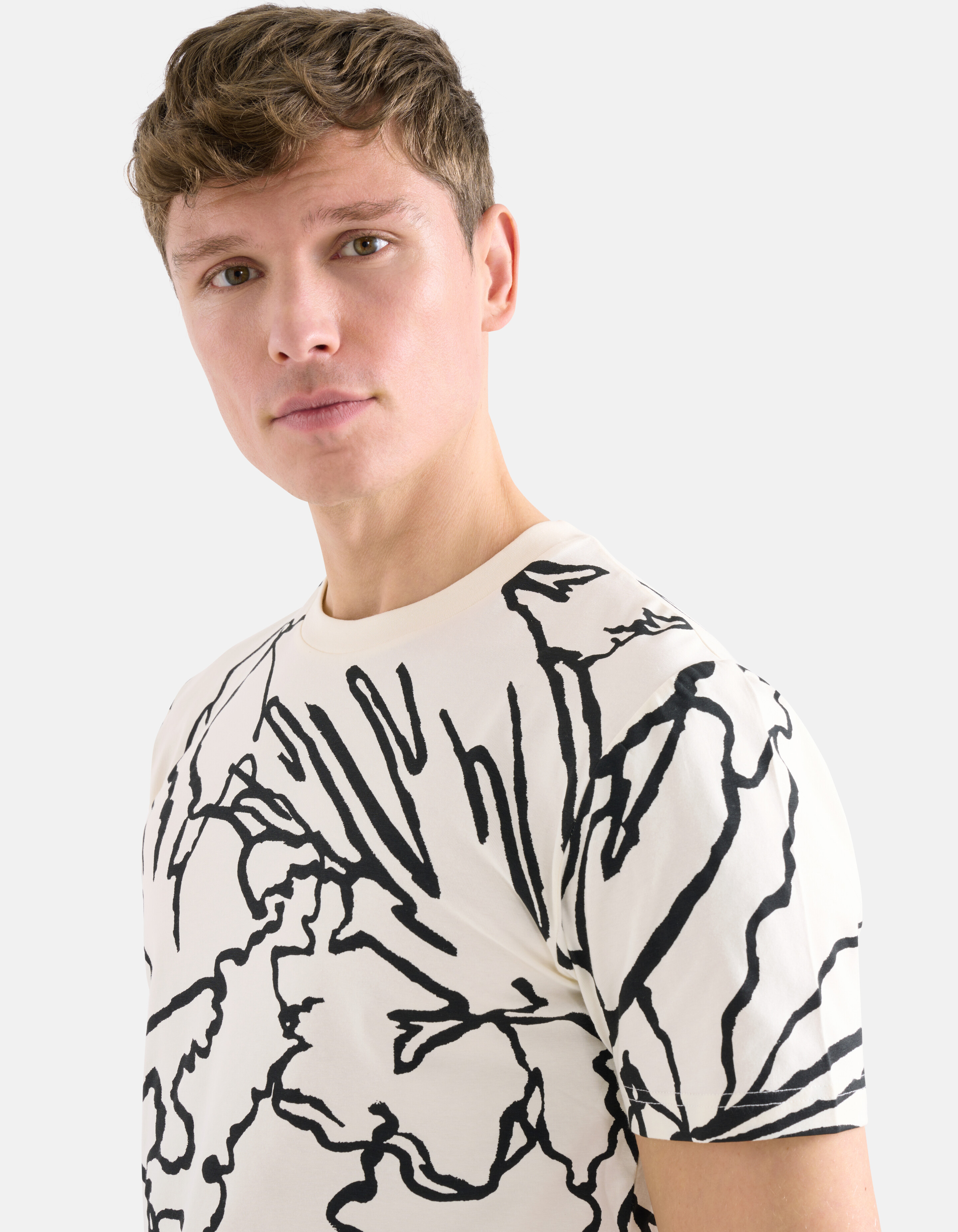 Line T-shirt Off White SHOEBY MEN