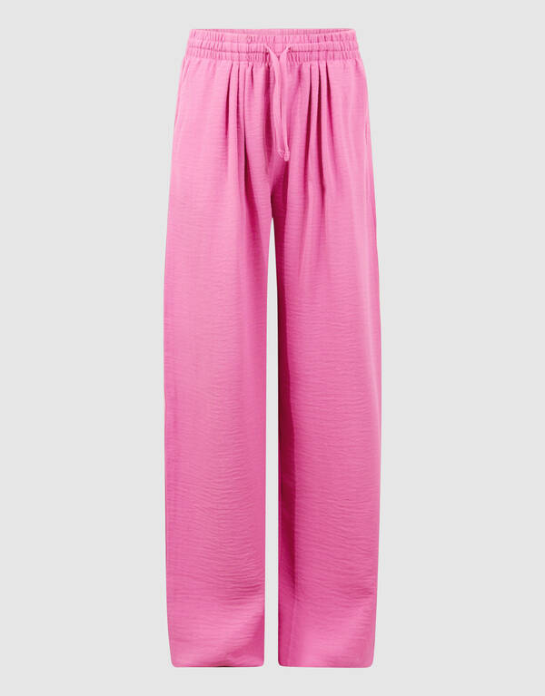 Piping Wide Leg Hose Hellrosa SHOEBY GIRLS