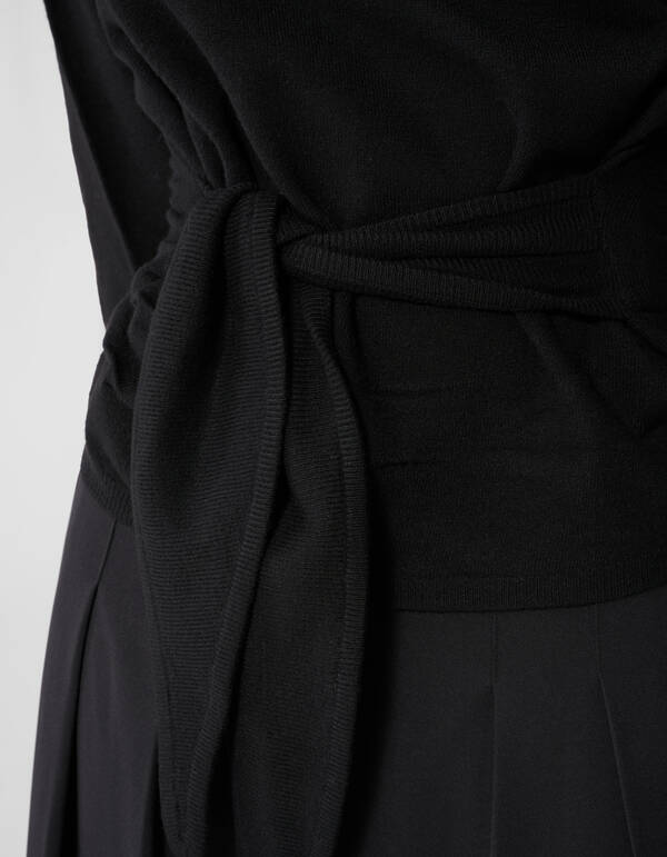 Scarf Strickpullover Schwarz SHOEBY WOMEN