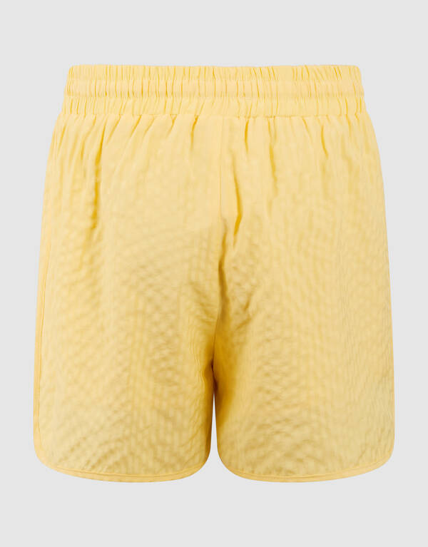 Nadelstreifen Strass Shorts Hellgelb SHOEBY GIRLS