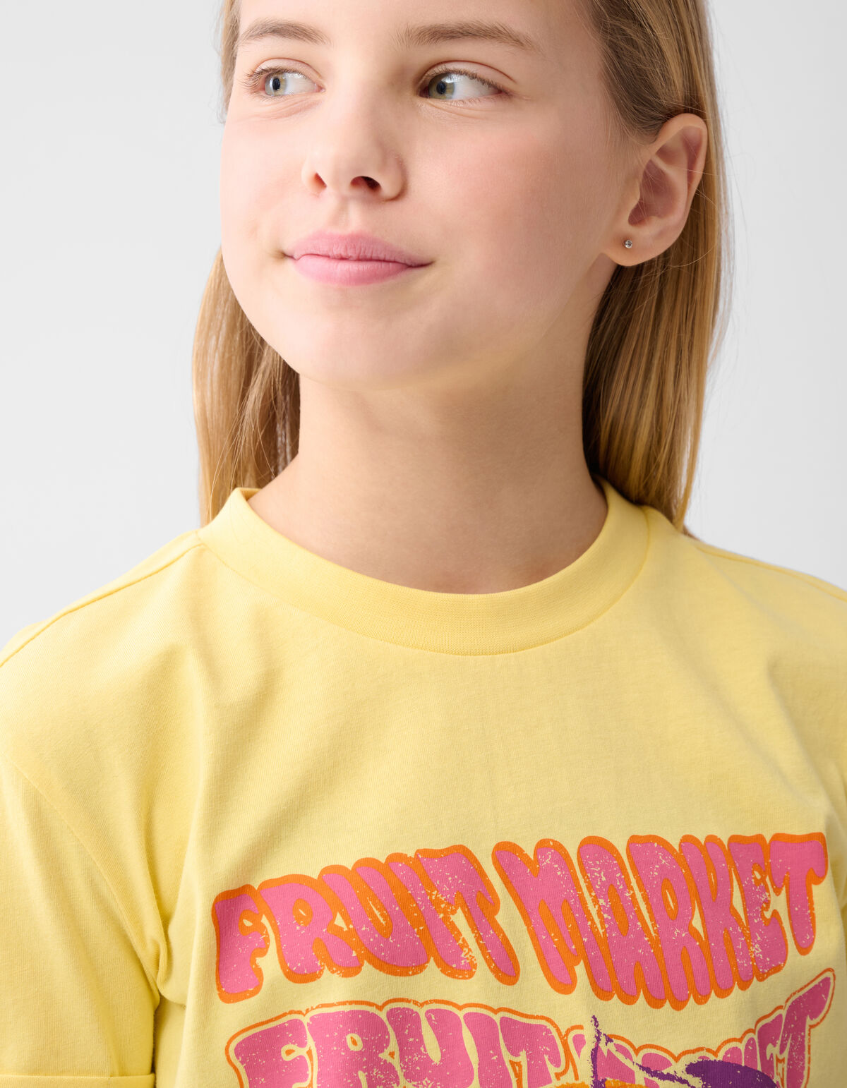 Artwork T-shirt Hellgelb SHOEBY GIRLS