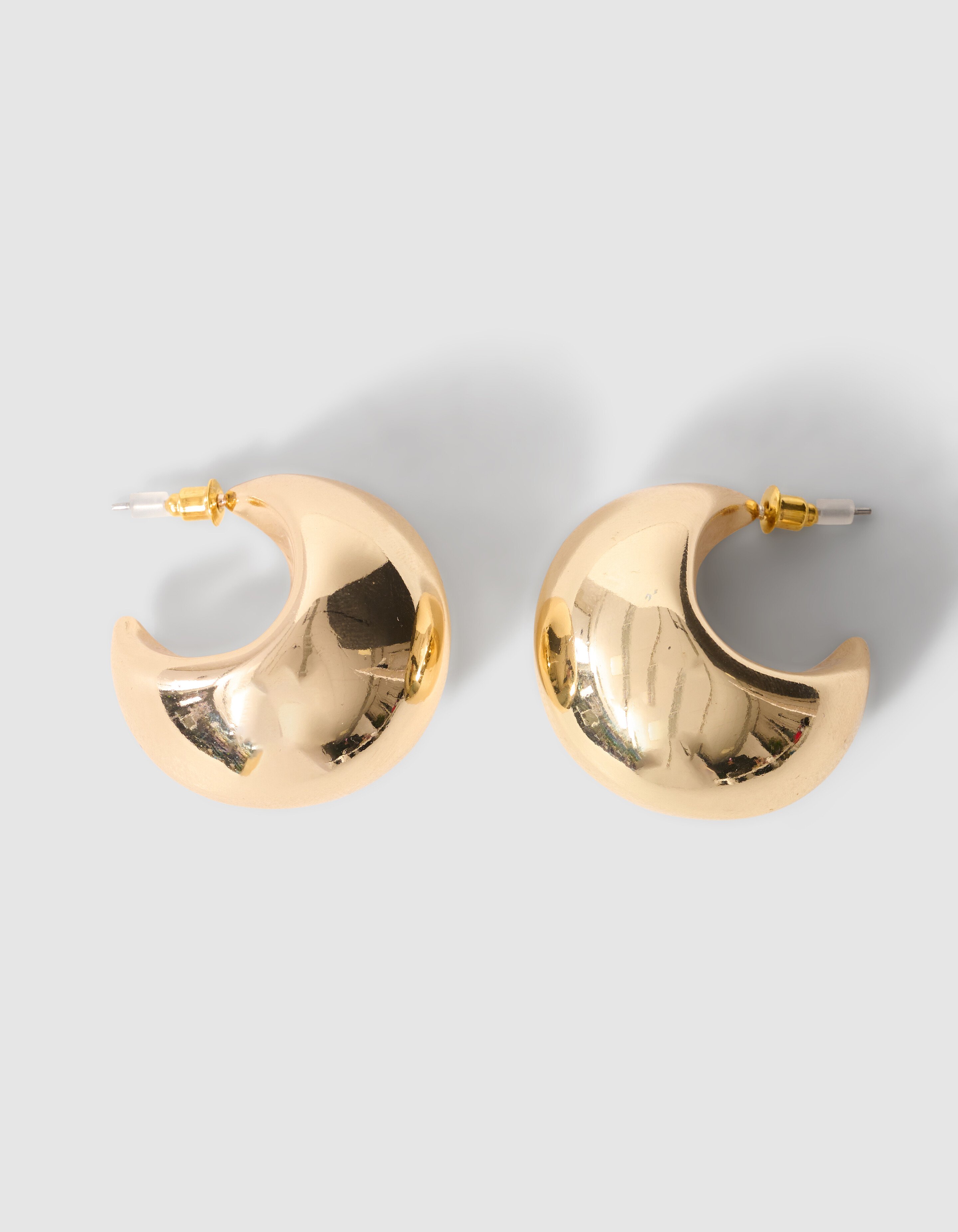 Bulky Big Hoop Ohrringe Gold SHOEBY ACCESSOIRES